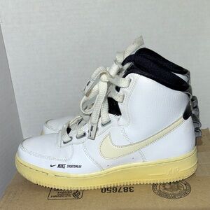 Nike Air Force 1 High Utility White/Cream 2018 Size 8.Womens